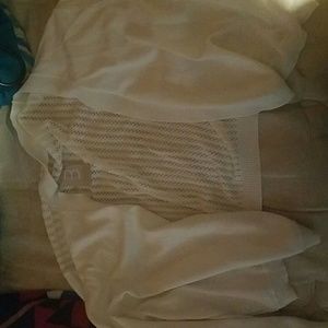 White shrug/dressy cardigan